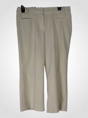 Larry Levine Tan Stretch High Rise Capris Size 8